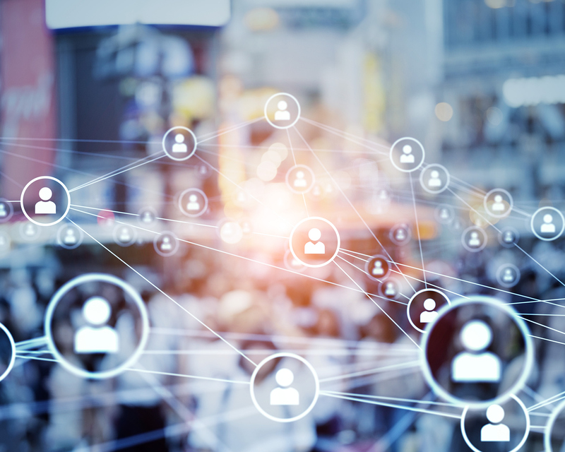 People communication network concept. Social media. / metamorworks People communication network concept. Social media.